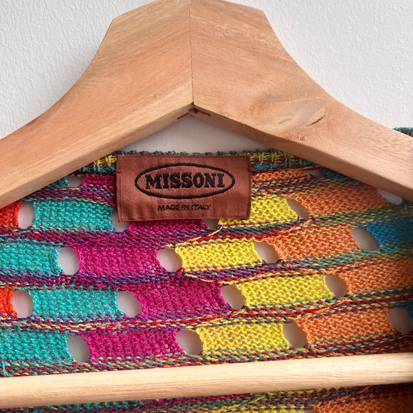 Vintage Missini open knit cardigan - Picture 2 of 4